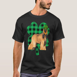 Camiseta Cachorro Afegão Leprechaun Dia de São Patrício Sor