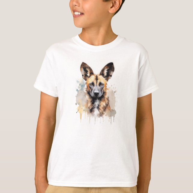 Camiseta Cachorro Africano Selvagem (Frente)