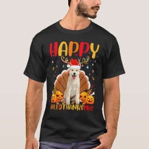 Camiseta Cachorro Akita Feliz Akita OláobrigadoporNatal