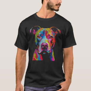 Camiseta Cachorro Alegre Terrier Pit Bull Americano Engraça