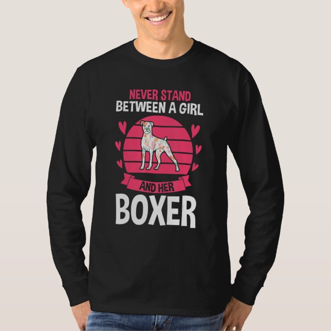 Camiseta Cachorro alemão Boxer (Frente)