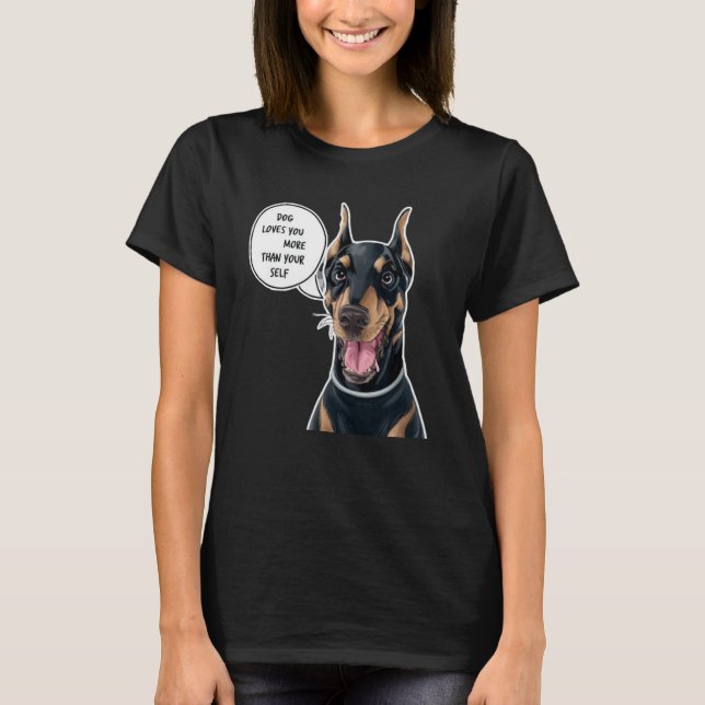 Camiseta Cachorro Ama Você (Frente)