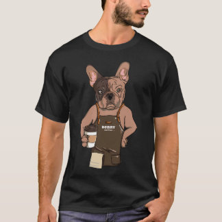 Camiseta Cachorro amante de café