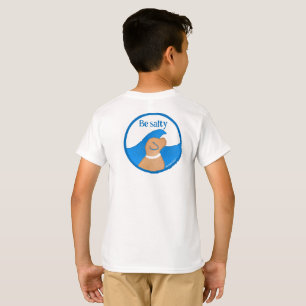Camiseta Cachorro Amarelo Ser Salgado Crianças"