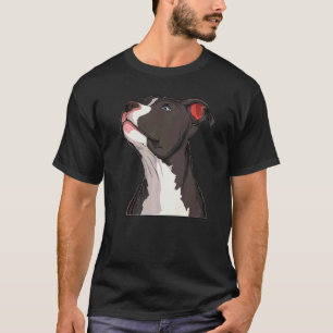 Camiseta Cachorro American Pit Bull Pitbull Terrier Cabeça