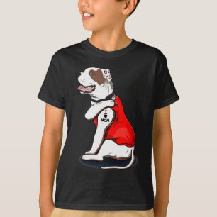 Camiseta Cachorro Americano Adoro Tatuagem da Mãe