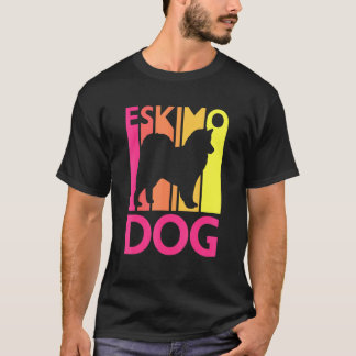 Camiseta Cachorro Americano Eskimo Vintage