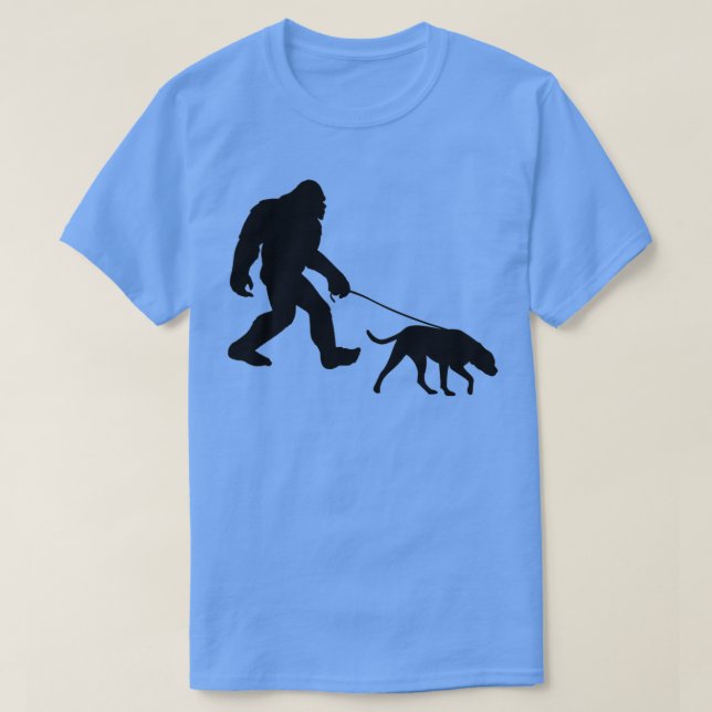 Camiseta Cachorro Andando Pé-Grande (Frente do Design)