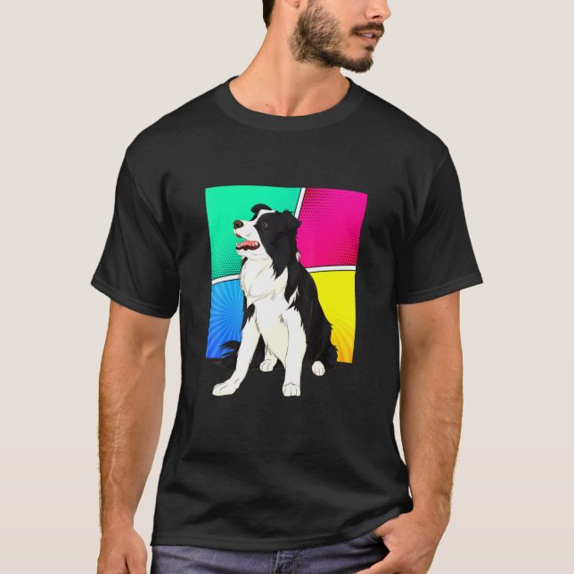Camiseta Cachorro Animal Pet Dog Proprietário da Pop Art Bo (Frente)