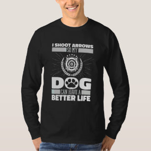 Camiseta Cachorro Arqueiro Arco Flecheiro Flecha Tiro ao