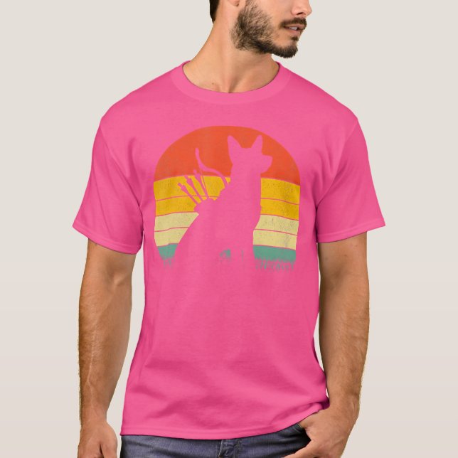 Camiseta Cachorro Arqueiro Divertido Tiro com Arco (Frente)