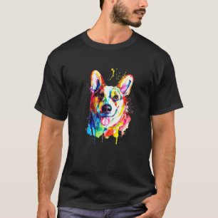 Camiseta Cachorro Artístico Corgi - Fofo Docinho