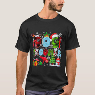 Camiseta Cachorro Árvore de Natal Papais noeis Leopardo Sno