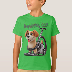 Camiseta Cachorro Aspirador Vivo e Respirante