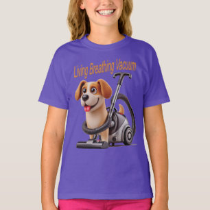 Camiseta Cachorro Aspirador Vivo e Respirante