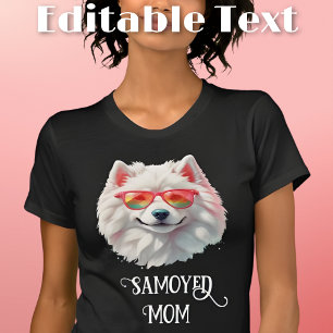 Camiseta Cachorro Atirado Mamãe Óculos escuros