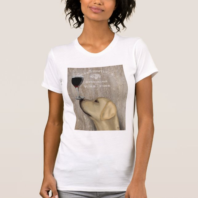 Camiseta Cachorro Au Vin Yellow Labrador (Frente)