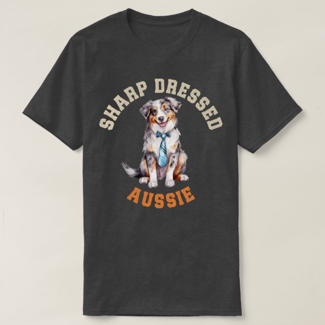 Camiseta Cachorro Aussie (Frente do Design)