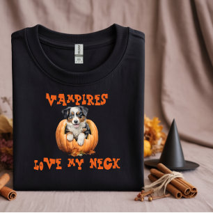 Camiseta Cachorro australiano corcunda irônica laranja-hall