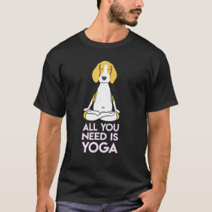 Camiseta Cachorro Beagle Ioga Filhote Beagle