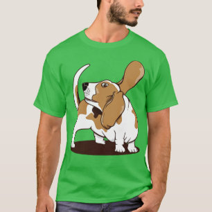 Camiseta Cachorro beagle perseguindo sua cauda