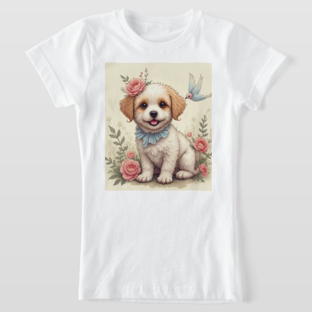 Camiseta Cachorro bebê (Postura )