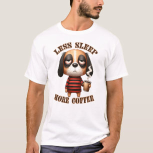 Camiseta Cachorro bebendo Hilário