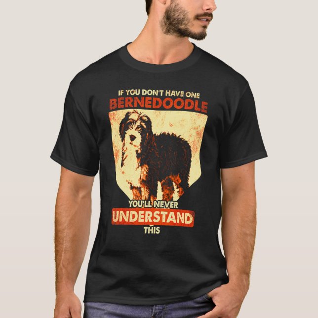 Camiseta Cachorro Bernedoodle  Bernedoodle 2 (Frente)