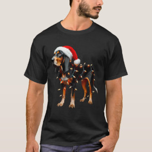 Camiseta Cachorro Black and Tan Coonhound Chapéu de Papai N