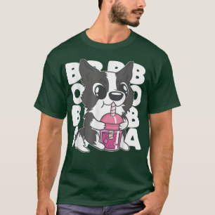 Camiseta Cachorro Boba Tea Bubble Tea Anime Kawaii Neko G