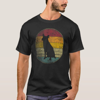 Camiseta Cachorro Boiadeiro Australiano Gif Estilo Retro Vi