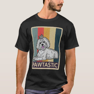 Camiseta Cachorro Bolonka Mãe Cachorro Caminhando Cachorro