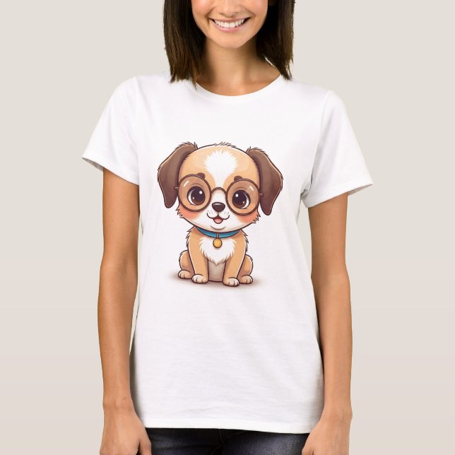 Camiseta Cachorro Bonita (Frente)