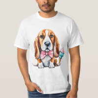Cachorro bonito comendo sorvete