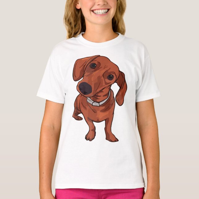 Camiseta Cachorro Bonito Engraçado, Amante de Cachorro, Don (Frente)