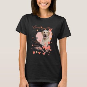 Camiseta Cachorro Bonito Mãe Cora Feliz Dia de as mães Ador