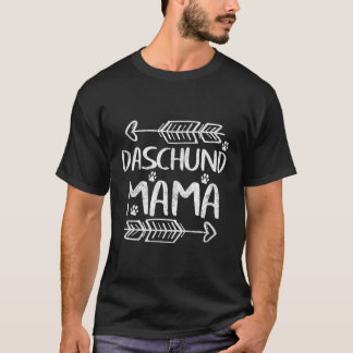 Camiseta Cachorro Bonito Mãe Weiner Proprietária Oferece Da