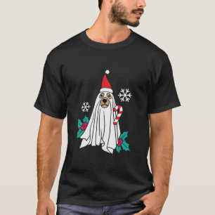 Camiseta Cachorro Bonito Vestido como Fundição de Natal do