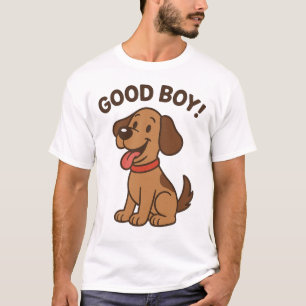 Camiseta Cachorro 🐶 Bons desenhos animados com vibrações