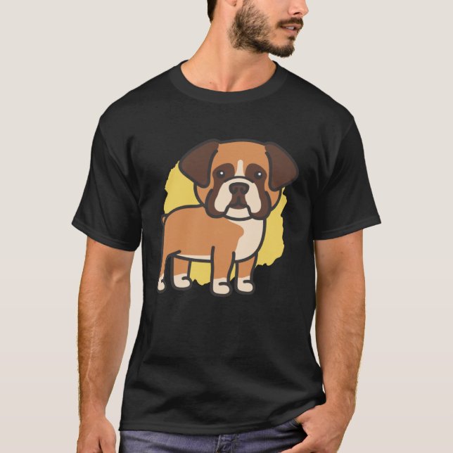Camiseta Cachorro boxer (Frente)