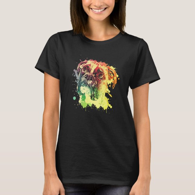 Camiseta Cachorro Boxer (Frente)