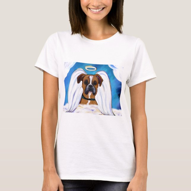 Camiseta Cachorro Boxer Anjo (Frente)