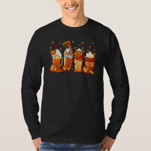 Camiseta Cachorro Boxer Café Bebida Pumpkin Spice Latte Out