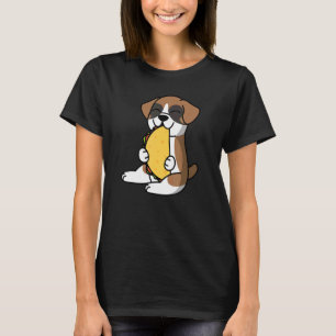Camiseta Cachorro Boxer Comendo um Taco Dog