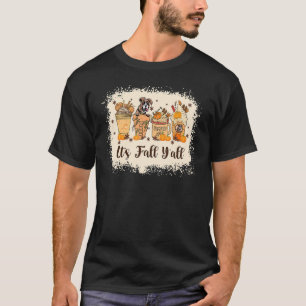 Camiseta Cachorro Boxer em Pumpkin Spice Latino Queda Cacho