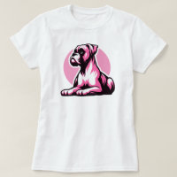 Cachorro Boxer em Rosa