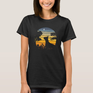 Camiseta Cachorro Boxer Fofo Jardim Natureza Pôr do Sol