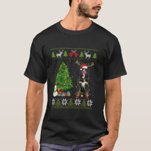 Camiseta Cachorro Bresco Cachorro Santa Hat Suor Feio X