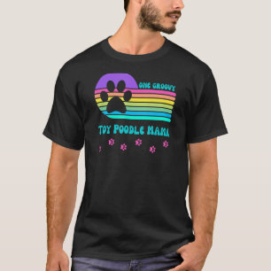 Camiseta Cachorro Brinquedo Mama Retro Groovy Vintage
