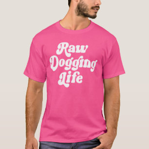 Camiseta Cachorro Bruto Vida Engraçada Cotação Vintagem Par